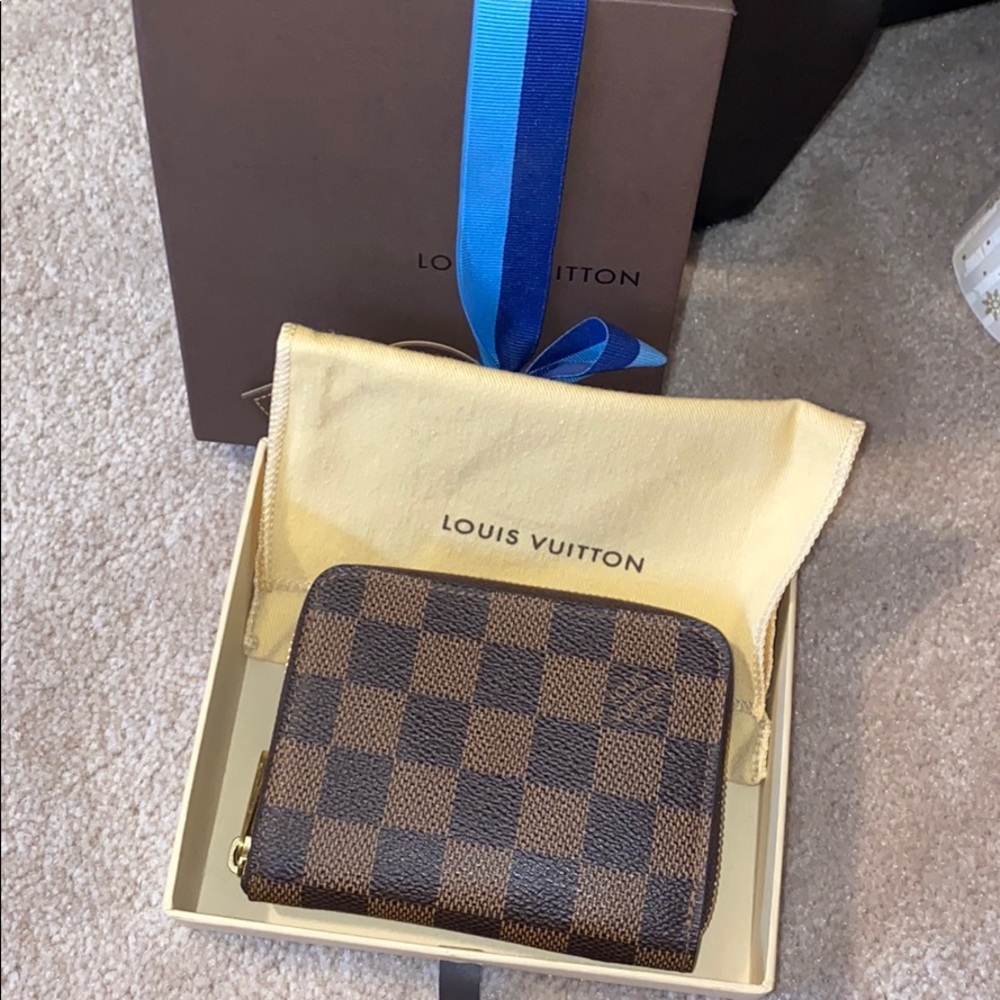 Louis Vuitton Zippy Coin Purse Damier Ebene